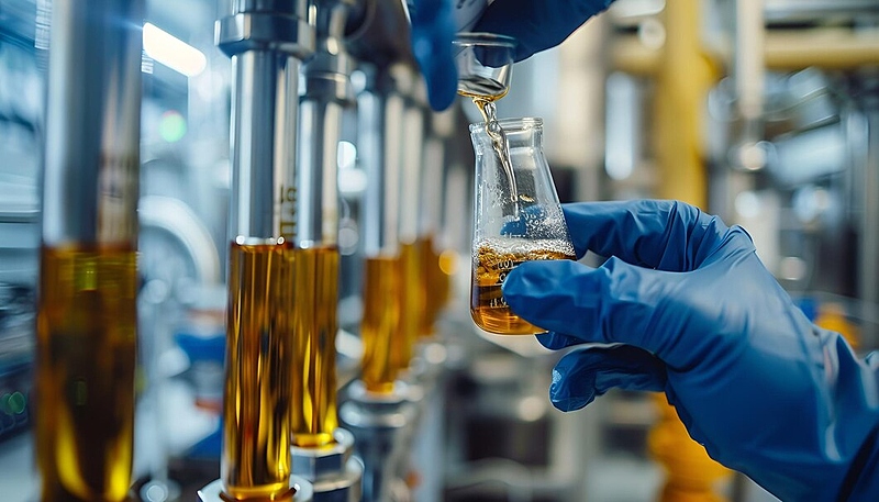 Файл:Lab-technician-pours-liquid-from-test-tube-research-chemical-plant 144356-65595.jpg